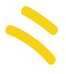 Yellow curved accent